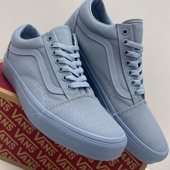 Vans Men’s Sneakers Low-Top Canvas Sneakers Old Skool
Pastel Mono Dusty Blue - Picture 6 of 16